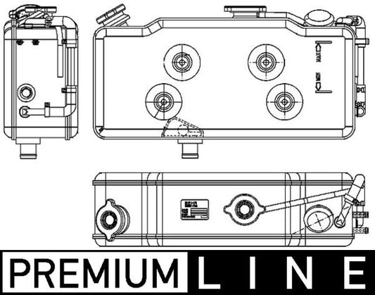 Mahle CRT79000P - Expansion Tank, coolant