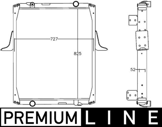 Mahle CR1221000P - Radiator, engine cooling