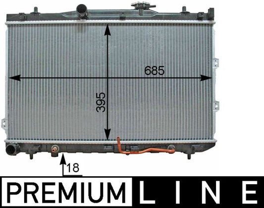 Mahle CR1336000P - Radiator, engine cooling