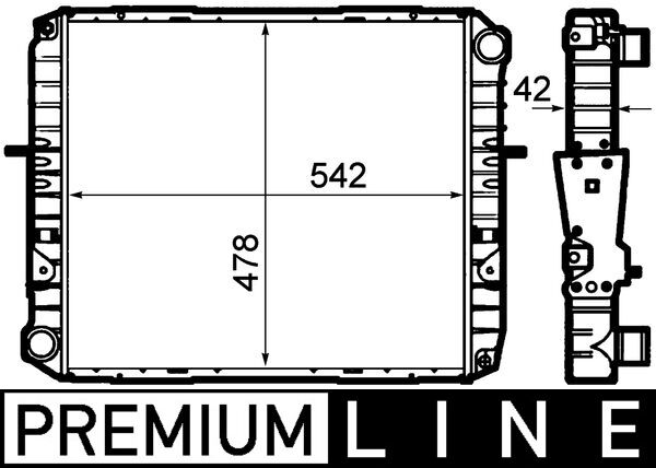 Mahle CR1919000P - Radiator, engine cooling