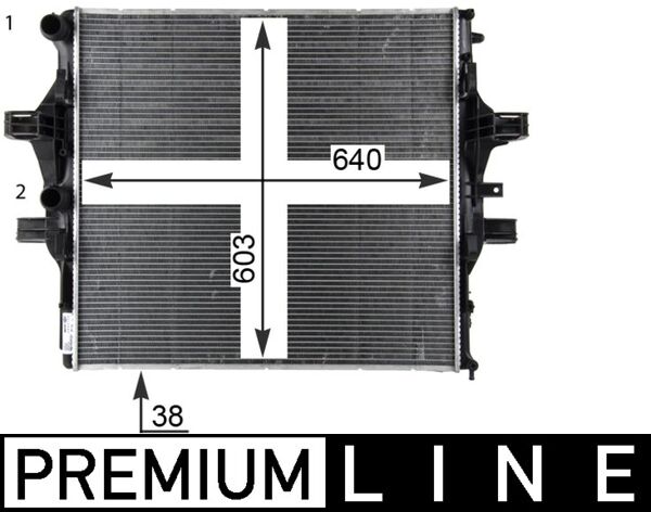Mahle CR2088000P - Radiator, engine cooling