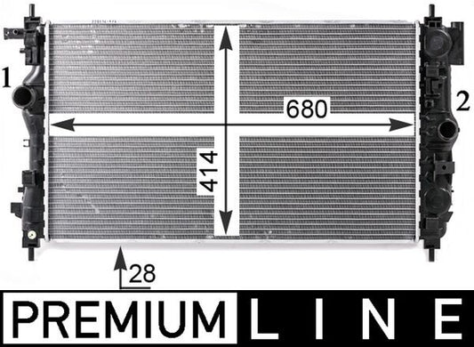 Mahle CR2115000P - Radiator, engine cooling