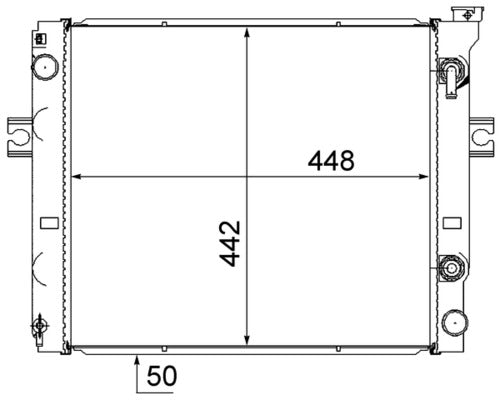 Mahle CR882000S - Radiator, engine cooling