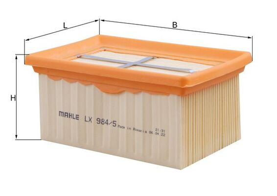 Mahle LX984/5 - Air Filter
