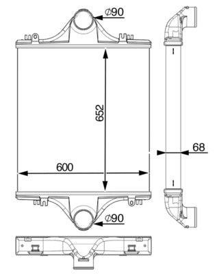 Mahle CI90000P - Charge Air Cooler