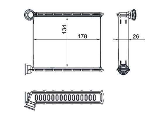 Mahle AH272000S - Heat Exchanger, interior heating