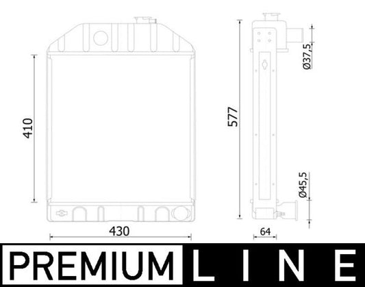 Mahle CR2413000P - Radiator, engine cooling
