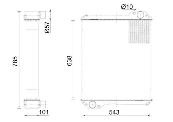 Mahle CR2559000S - Radiator, engine cooling