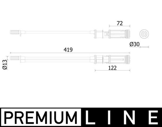 Mahle AD299000P - Dryer, air conditioning