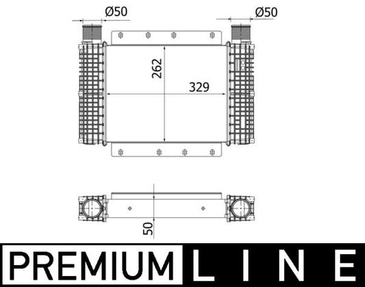 Mahle CI545000P - Charge Air Cooler