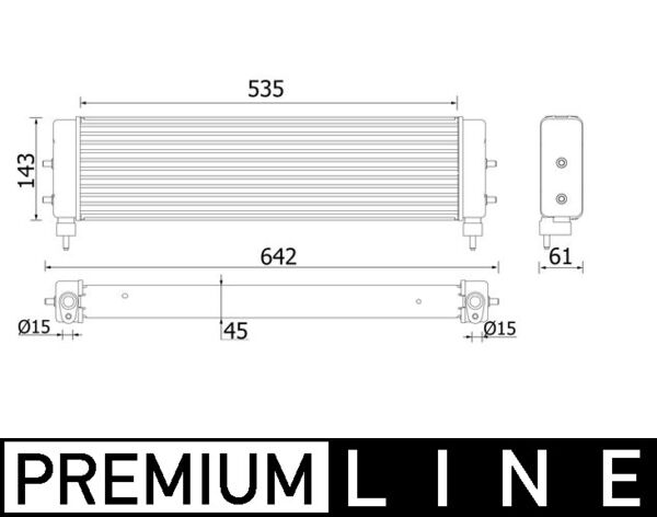 Mahle CLC94000P - Oil Cooler, engine oil
