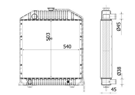 Mahle CR2281000S - Radiator, engine cooling