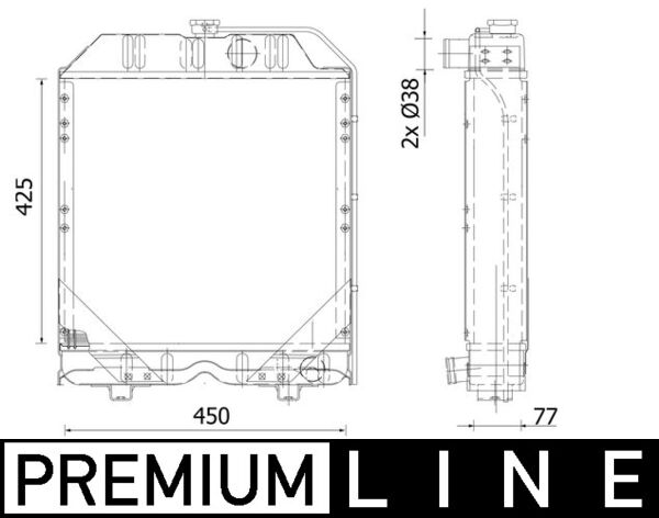 Mahle CR2294000P - Radiator, engine cooling