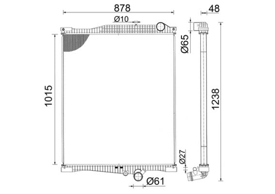 Mahle CR2095000S - Radiator, engine cooling