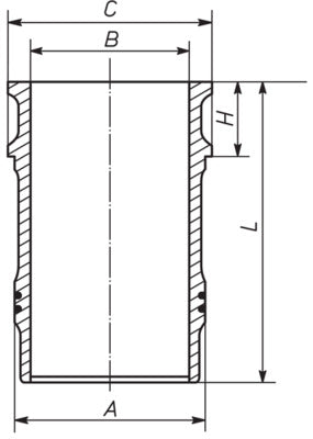 Mahle 623WN5701 - Cylinder Liner
