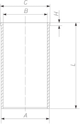 Mahle 007WT2400 - Cylinder Liner