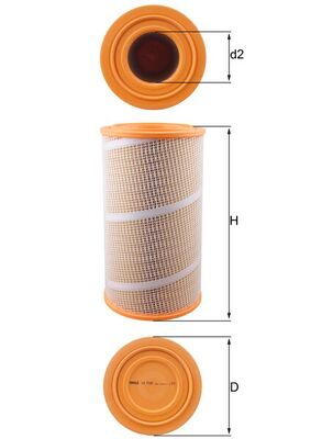 Mahle LX7120 - Air Filter