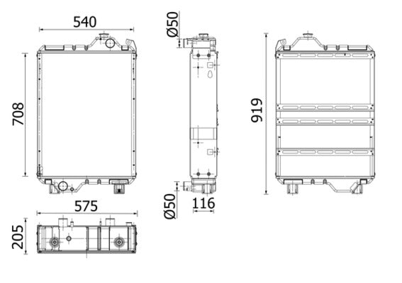Mahle CR2408000P - Radiator, engine cooling