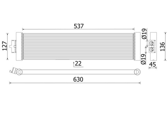Mahle CLC327000P - Oil Cooler, automatic transmission
