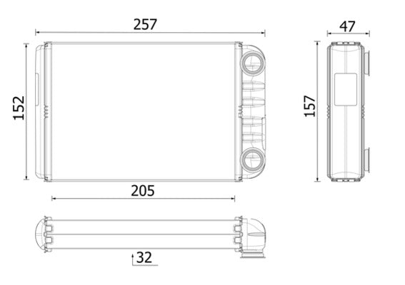 Mahle AH258000P - Heat Exchanger, interior heating