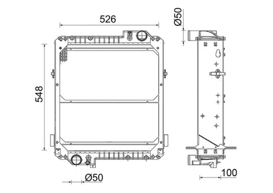 Mahle CR2404000P - Radiator, engine cooling
