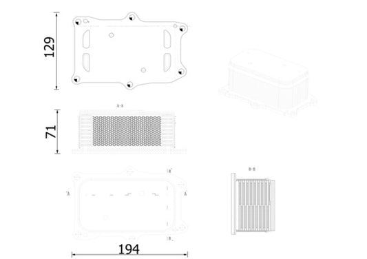Mahle CLC317000S - Oil Cooler, engine oil