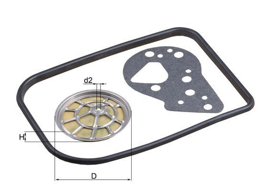 Mahle HX82D - Hydraulic Filter, automatic transmission