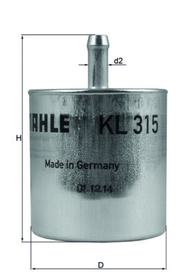 Mahle KL315 - Fuel Filter