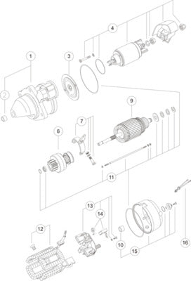 Mahle MS354 - Starter