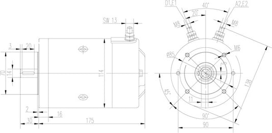 Mahle MM13 - Electric Motor