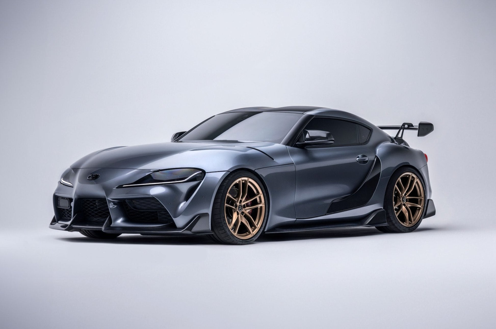 Adro A18A20-1201 TOYOTA GR SUPRA A90 MK5 CARBON FIBRE FRONT SPLITTER (2019+)