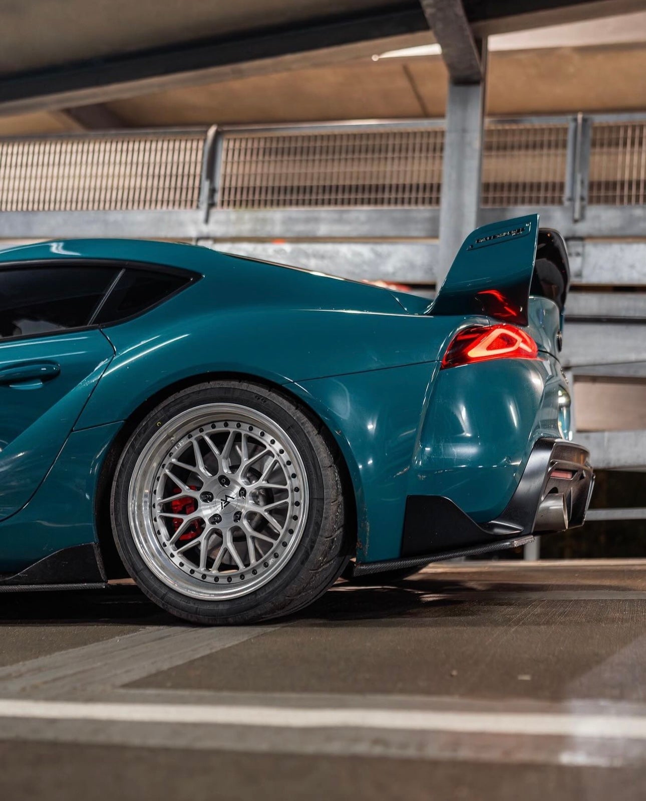 Adro A18A20-1201 TOYOTA GR SUPRA A90 MK5 CARBON FIBRE FRONT SPLITTER (2019+)