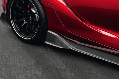 Adro A18A20-1401 TOYOTA GR SUPRA A90 MK5 CARBON FIBRE SIDE SKIRTS (2019+)