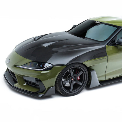Adro A18A20-2401 TOYOTA GR SUPRA MK5 CARBON FIBRE FRONT BONNET HOOD (2019+)