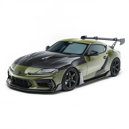 Adro A18A20-1504 TOYOTA GR SUPRA MK5 PRE-PREG CARBON FIBRE AT-P1 SWAN NECK REAR WING (2019+)