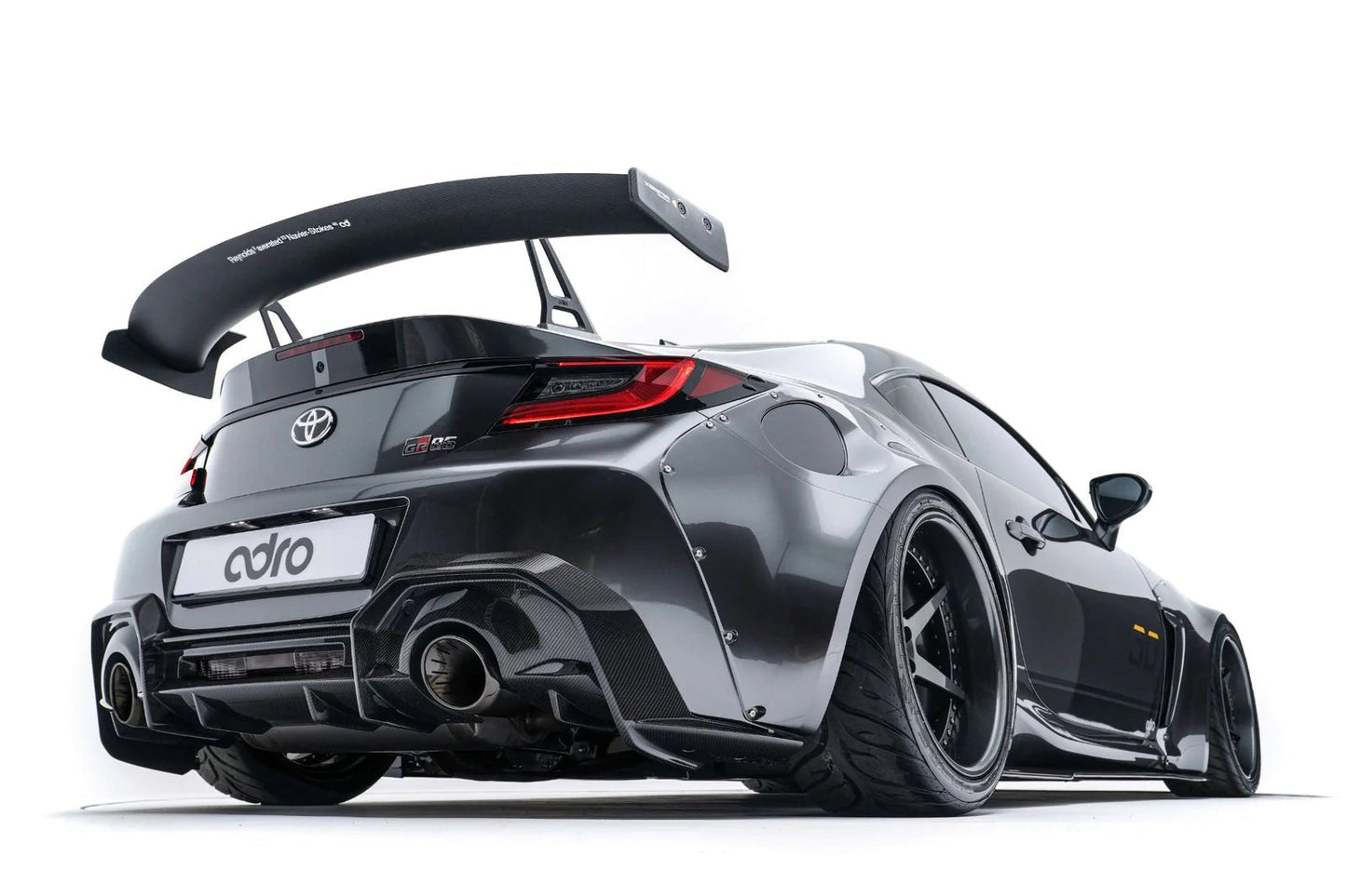 Adro A18A10-1501 TOYOTA GR86 & SUBARU BRZ PRE-PREG CARBON FIBRE SWAN NECK AT-R REAR WING (2022+)