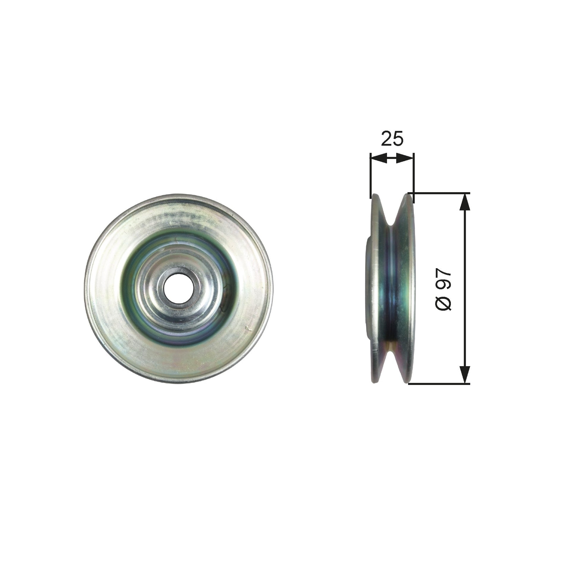 GATES GATT36615 V-Belt Tensioner Pulley