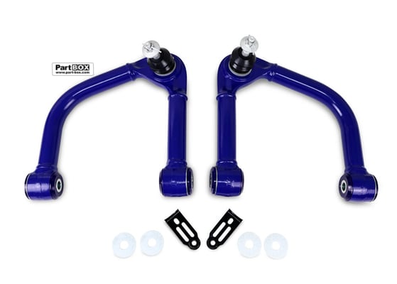 SuperPro TRC6740 Toyota Tundra 2022 Front Fixed Offset Upper Control Arm Assembly Including Ball Joints