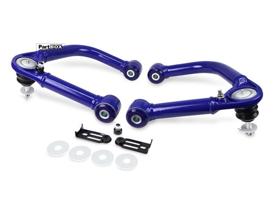 SuperPro TRC6740 Toyota Tundra 2022 Front Fixed Offset Upper Control Arm Assembly Including Ball Joints