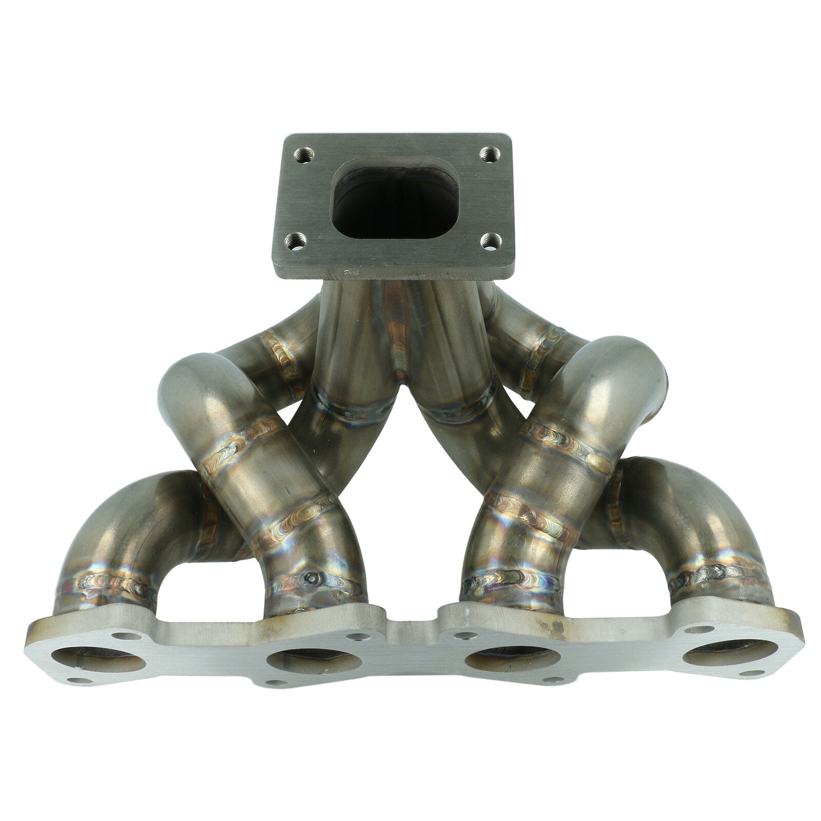 Turbozentrum 428476 Tube Exhaust Manifold VAG 1,8l - 2,0l 16V Pulse Charging T25 / T28-flange no WG - Stainless Steel