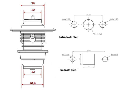 Turbozentrum 249107 Turbolader SPA522R mit T3 Flansch und 0,70AR