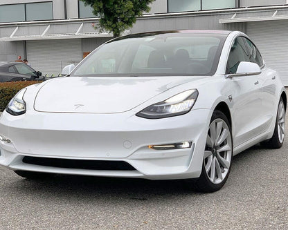 UNPLUGGED PERFORMANCE UP-M3-302-13.1 ASCENSION FRONT FASCIA SYSTEM, NO SENSOR HOLES, PEARL WHITE FOR TESLA MODEL 3