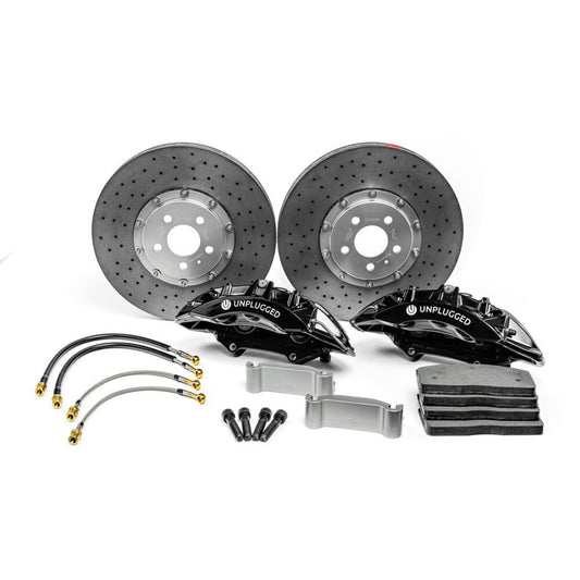 UNPLUGGED PERFORMANCE UP-M3MY-317-6.1 BIG BRAKE KIT (FRONT), RACE PADS FOR TESLA MODEL 3 / MODEL Y