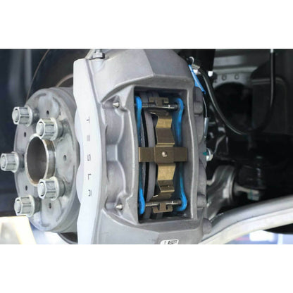 UNPLUGGED PERFORMANCE UP-M3MY-318-2.1 REAR BRAKE PAD SET STREET AND TRACK DAY FOR TESLA MODEL 3 / MODEL Y