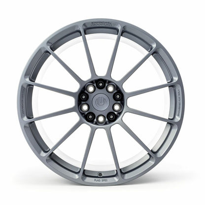 UNPLUGGED PERFORMANCE UP-UP03-DBL-003 SINGLE WHEEL UP-03, FORGED, 19X11+31 - 5X120 /5X114.3 DOUBLE DRILL, SATIN TITANIUM FOR TESLA MODEL S 2021