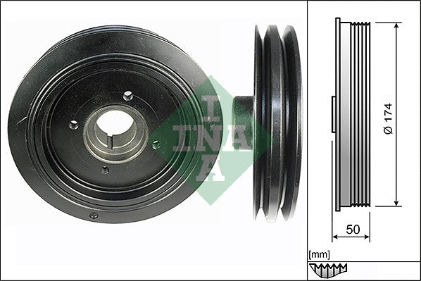 INA 544010710 Crankshaft Belt Pulley