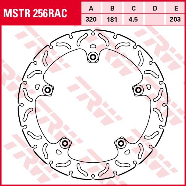 TRW MOTO MSTR256RAC Brake Disc