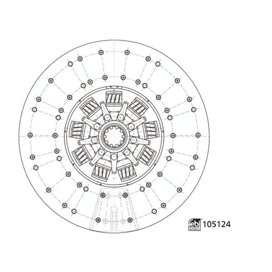 FEBI BILSTEIN FE105124 Clutch Disc