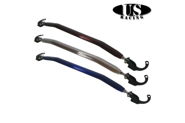 US Racing STR-CV88-FU-B-B US-Racing Strutbrace Front Upper B-Style Blue (Civic 87-01/CRX/Del Sol/Integra)