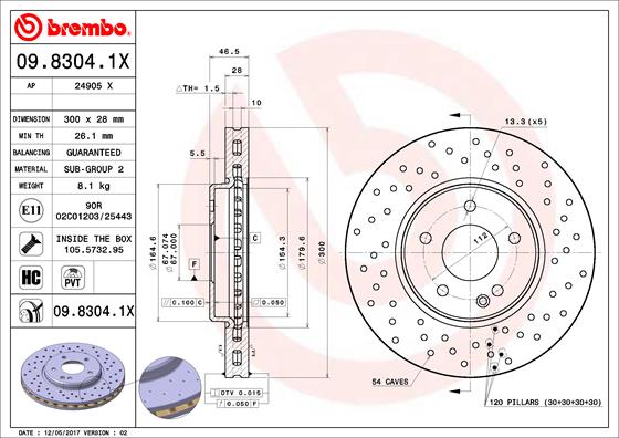 4 RIDE AB18-3308 Disc Brake Caliper Repair Kit